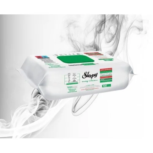 Sleepy Easy Clean Prosoape umede 100 buc Verde